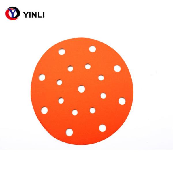 Buy cheap 6 Inch 150mm Sandpaper 80 Grit Round Ceramic Film Abrasive from wholesalers