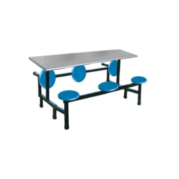 Buy cheap Backrest Seat Table Foldable Stainless Steel Office Furniture Restaurant Canteen from wholesalers