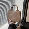 Buy cheap VINTAGE CHIC TEXTURED LETTER TOTE BAG WOMEN'S BAG 2024 NEW LARGE CAPACITY FASHION HANDBAG WIDE STRAP SHOULDER BAG from wholesalers