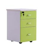 Modern Furniture Style Solid Wood Lockable Office File Cabinet with Push-pull