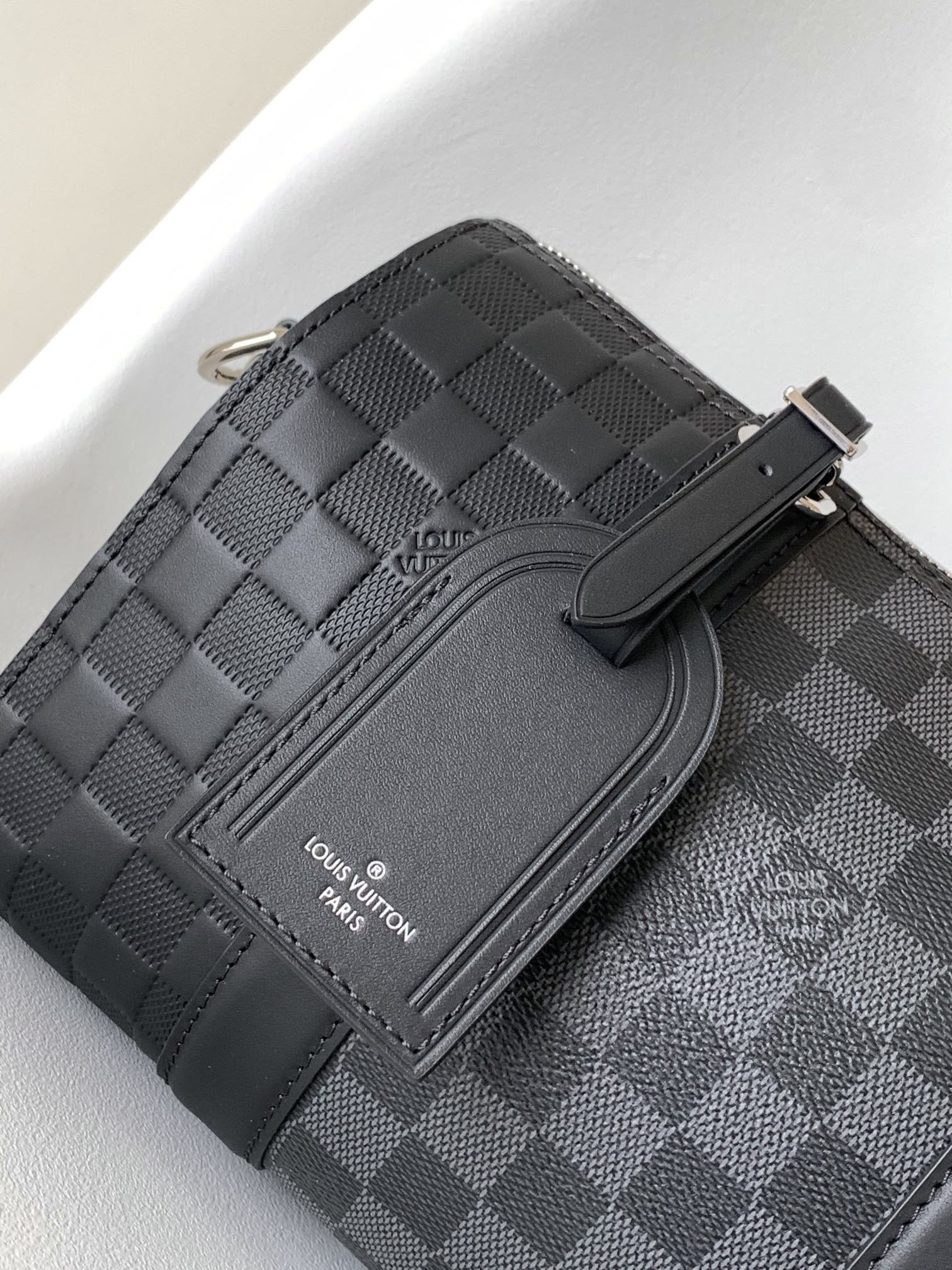 Branded Mens LV Keepall BandoulièRe 25 Checkerboard Messenger Bag