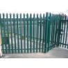 Buy cheap Europe Powder Coated / Galvanized Steel Palisade Fencing W / D Type from wholesalers