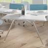 Buy cheap Minimalist Modern Screen Divider Workstation Office Employee Desk 6-Seater Extra Thick Custom-Made from wholesalers