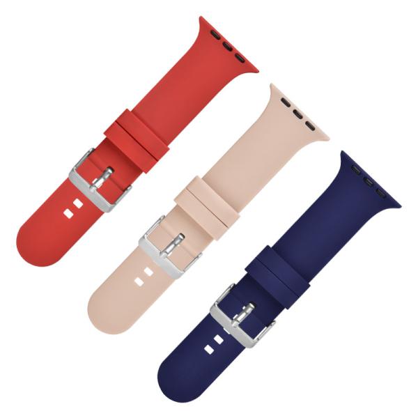 Buy cheap Popular Optional Colors 40mm 44mm Silicone Sport Watch Band For Apple Watch from wholesalers