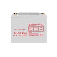 Buy cheap 38AH 12V Deep Cycle Solar Battery , Small Deep Cycle Marine Battery product