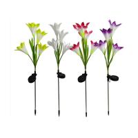 Buy cheap IP44 Garden Solar Stake Lights , Outdoor Decorative Rose Flowers LED Lights product