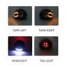 Buy cheap Bike Helmet Night Cycling Safe Helmet Turning Light USB Charge Helmet from wholesalers