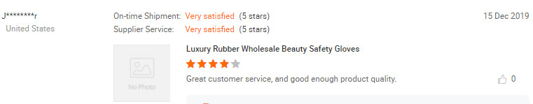 Orange Color Cotton Flocklined Kitchen Rubber Gloves garderning Use Natural Latex