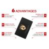 Buy cheap RFID passive Blocking Card For Credit Bank Card Wallet Security from wholesalers