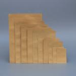 3 Side Seal Waterproof Kraft Paper Snack Food Packaging