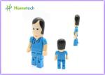Doctor Nurse Usb Flash Drive , Cartoon Robot Medical Memory Stick Pendrive 32GB