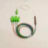 Buy cheap FTTH 1x4 Steel Tube Type Fiber Optic PLC Splitter With Sc / Apc Connector from wholesalers