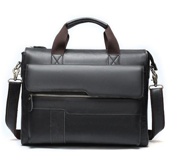 Buy cheap Leather Laptop Briefcase For Men Or Women Office School Bag BRB04 from wholesalers