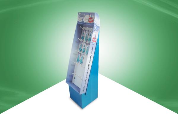 Buy cheap 100% Recyclable Cardboard Hook Display Stand For Kid Edible Cake Candy from wholesalers