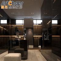 Buy cheap Modern Design Wooden Bedroom Furniture with Glass Door and Cupboards Walk-in product