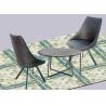 Buy cheap Modern Metal Legged Dining Chairs Grey Robust Legs Slip Proof Home Furniture from wholesalers