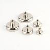 Buy cheap Metal Colour YYD48 N35 NdFeB Pot Magnet With Female Thread from wholesalers