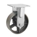 Buy cheap Industrial 50mm Thickness Heavy Duty All Iron Steel Swivel Caster Wheel 4 5 6 8inch from wholesalers