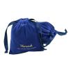 Buy cheap Royal Blue 8x10cm Suede Jewelry Pouch , SGS Organza Drawstring Gift Bags from wholesalers