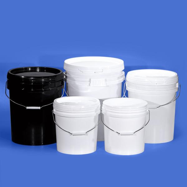 Buy cheap Customized Logo Printing Plastic Pail for Pigments Agricultural Chemicals Ink Oil from wholesalers