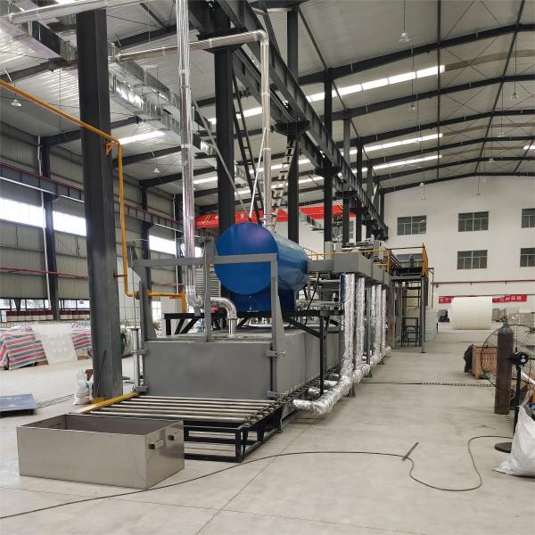 Granular Materials Sintering Tunnel Kiln Nature Gas Automatic Temperature