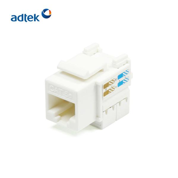 Cat5e Punch Down Keystone Jack , Rj45 Network Coupler for Unshielded twisted
