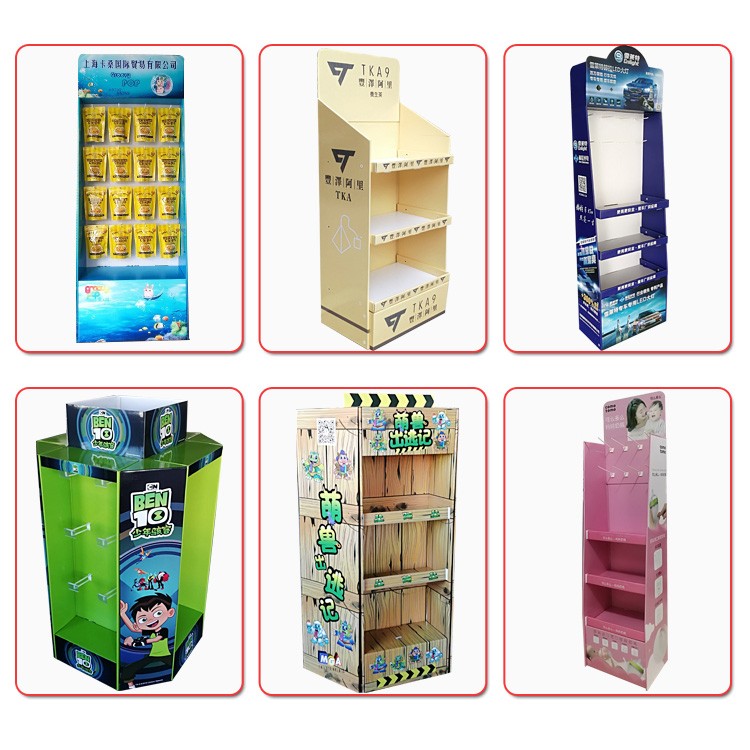 Cosmetics Pop Up Cardboard Display Stand Scrapbook Paper Customized