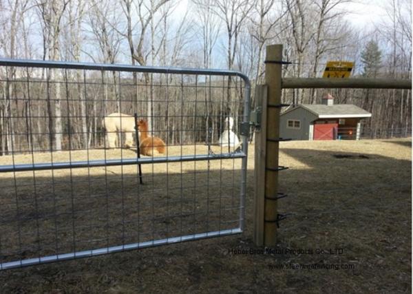 Galvanized Metal livestock Farm Gate / Steel Sheet Farm Field Gates For