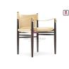 Buy cheap Ash Wood Frame Restaurant Dining Room Chairs Armrest Modern For Hotel Lobby from wholesalers