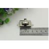 Buy cheap GZ factory production multi-colors square shape zinc alloy bag twist lock hardware from wholesalers