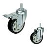 Buy cheap Black Floor Protecting PVC 6 Inch Swivel Caster Wheels from wholesalers