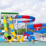 Water Amusement Park Equipment Fiberglass Water Raft Slide for Aqua Park
