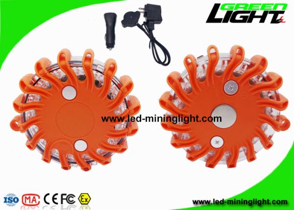 Magnetic Amber Safety Flashing LED Warning Light for Emergency Traffic Signal