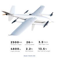 Buy cheap Long Range Inspection Military VTOL Drone 2500mm 26m/S Stall Speed 3.5Hours product