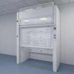 Walk In Chemical Exhaust Hood Steel Chemical Vent Hood Lab