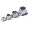 Buy cheap Carbon Steel Nylon Lock Nut Blue White Ring DIN 985 DIN 982 Hex Self Lock Nuts from wholesalers
