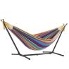 Buy cheap Outdoor Furniture Customized Color Double Hammock Hanging Swing Chair With Space-saving Steel Stand from wholesalers