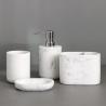 Buy cheap OEM Marble Ceramic Bathroom Soap Dispenser Set 5 Piece For Shower Room from wholesalers