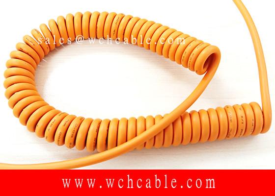 Buy cheap Oil Resistant PVC Spiral Cable with Polyurethane Sheath - 300V Voltage Rating from wholesalers