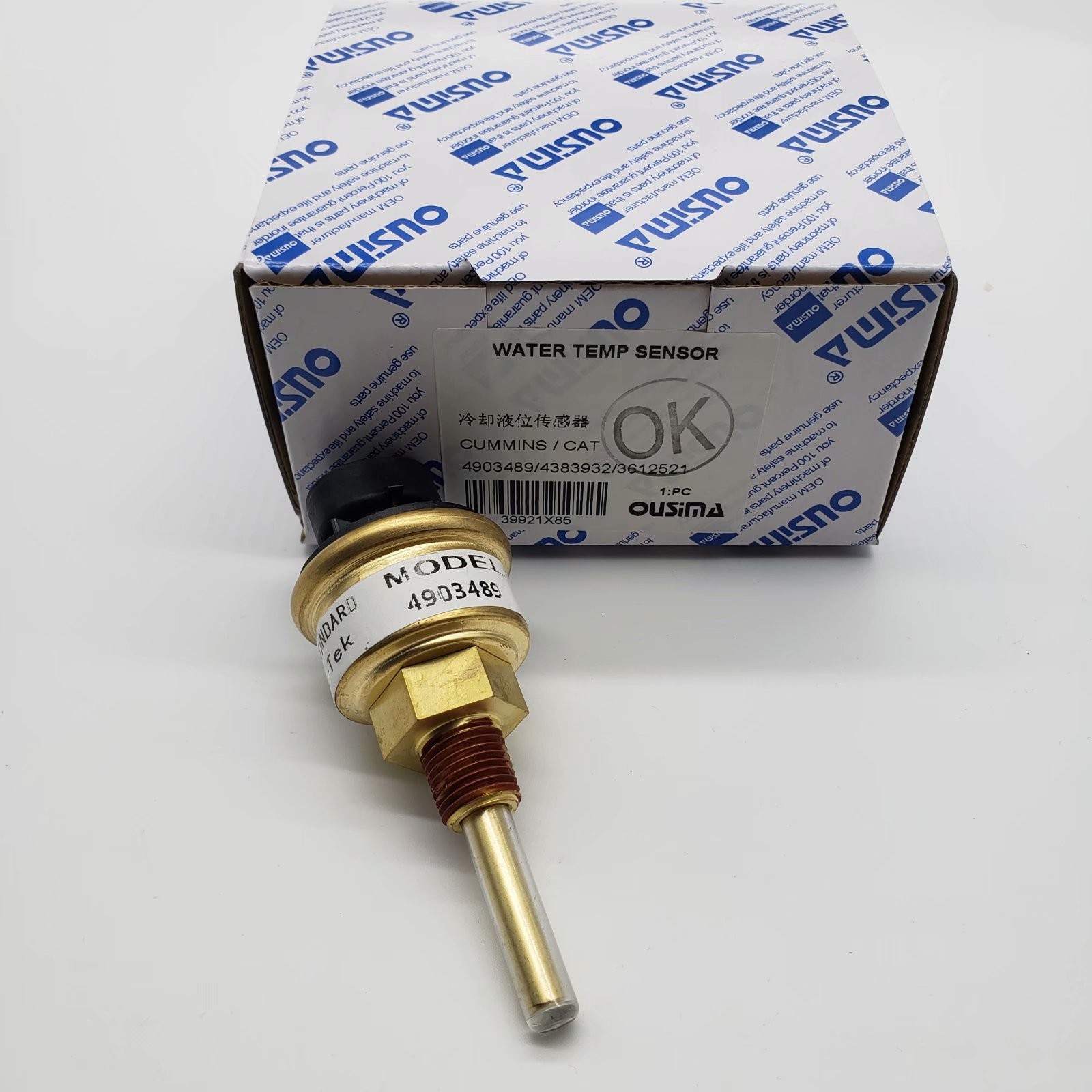OUSIMSA Coolant Fluid Level Sensor Switch For Excavator CUMMINS 4903489 4383932 3612521