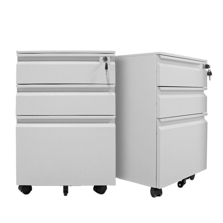 ISO9001 Modern Small 0.4mm To 1.2mm Mobile File Cabinets