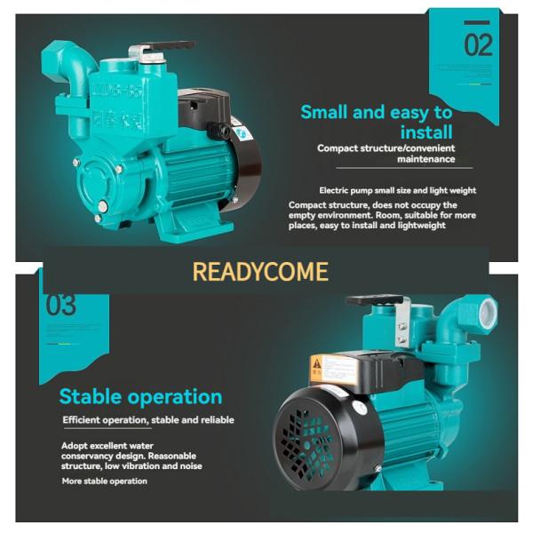220V Self Priming Household Booster Pump Small For Home Water Supply