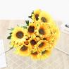 Buy cheap The new seven-headed sunflower product, the small bouquet, is a popular cross-border bestseller for home living room decoration from wholesalers
