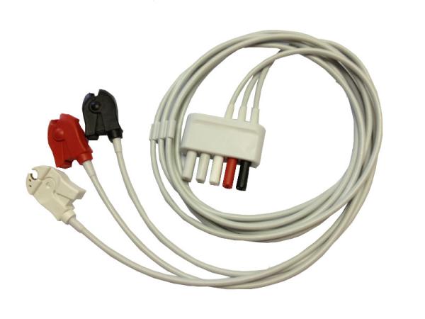 Buy cheap Original Drager Ecg Cable 3 Lead Ecg Leadwire Clip AHA 5956441 CE Approved from wholesalers