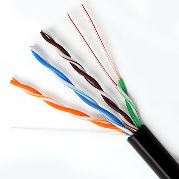 Buy cheap 100MHz CAT5e UTP Outdoor Network Cable 1000FT 24AWG Solid PE Waterproof Cable from wholesalers