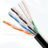 Buy cheap 100MHz CAT5e UTP Outdoor Network Cable 1000FT 24AWG Solid PE Waterproof Cable from wholesalers