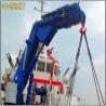 Buy cheap Hydraulic Knuckle Boom mobile Crane for sale Marine Ship Deck Crane from wholesalers