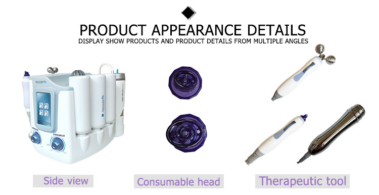hydrafacial 6in1 h2o2 oxygen jet machine portable peel dermabrasion mask machine facial hydro