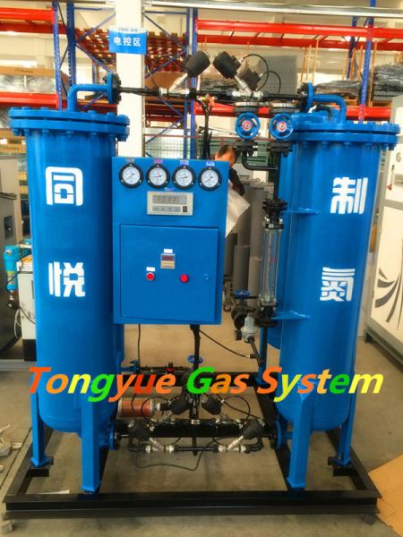 Buy cheap Skid Mounted High Pressure Nitrogen Generator PSA Steel Wire Heating Treatment from wholesalers