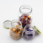 300ml 1L Empty Round Honey Jam Glass Pickle Jar With Smooth Mouth